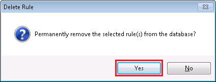 rule deleted