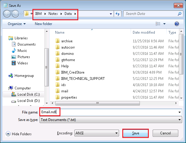 email.ndl file