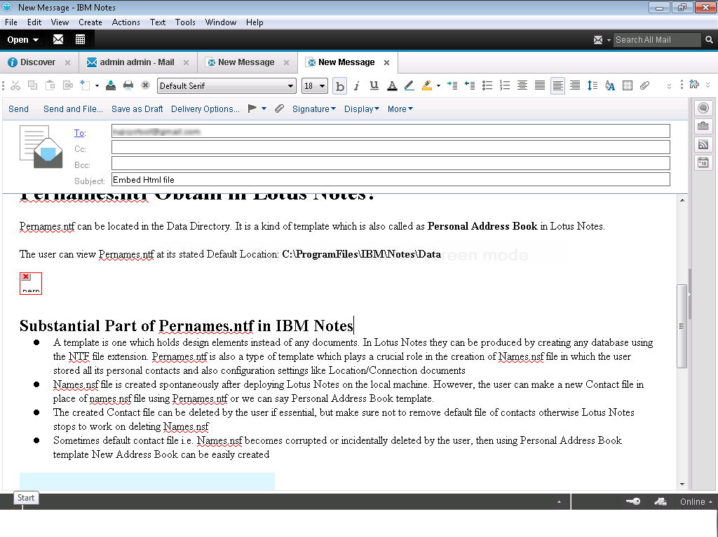 preview the page
