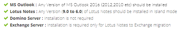 system requirements